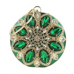 Luxury diamond - small purse - crystal flowerTassen