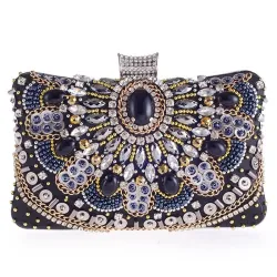 Diamond crystal purse - with chain - ladiesTassen