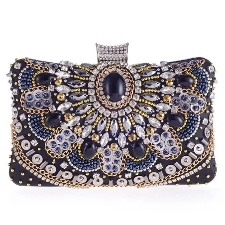 Diamond crystal purse - with chain - ladiesTassen