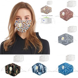 Gezichts- / mondmasker met luchtventiel - met actieve kool PM2.5 filters - wasbaarMondmaskers