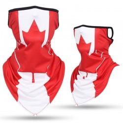 Masque visage drapeau - maillage - touche glace - bandana - foulard