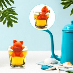 Silicone kitten shaped - tea infuser - reusable - 1pcsTheefilters