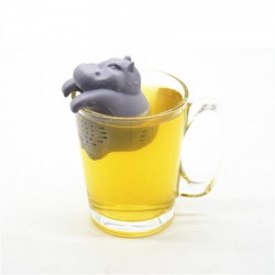 Hippo en silicone - infuseur de thé - réutilisable - 1pcs
