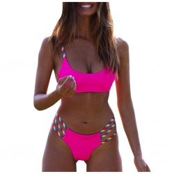 Rainbow colour straps - bikini - 2 pieceSwimming
