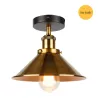 Industrial ceiling light - vintage - black - goldHome