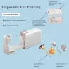 Unité de perçage d'oreilles stériles jetables avec boucle d'oreilles