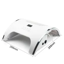 80W - Nail lamp - nail dust collector - manicure - ledApparatuur