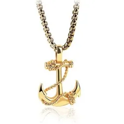 Pendentif pirate vintage - collier