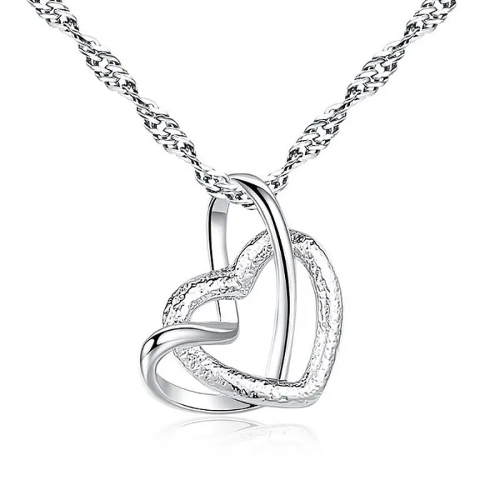 Hartvormige hanger - ketting van roestvrij staal - 23 typesHalskettingen