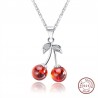 Double cherry - necklace - ring - earrings - bracelet - 925 sterling silverNecklaces
