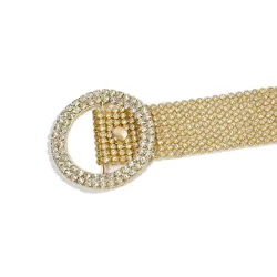 Ceinture en cristal transparent - 120 cm