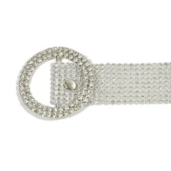 Ceinture en cristal transparent - 120 cm