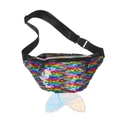 Fish scale fanny pack - waist bag - shiny - 4 coloursTassen