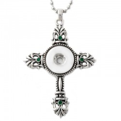 Stainless steel - christian cross pendant - 3 colours - necklaceKettingen