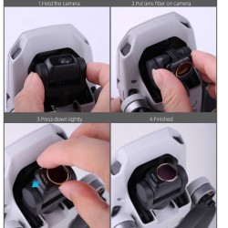 Filtre pour caméras - MCUV - ND4 - ND8 - ND16 - ND32 - mini drone