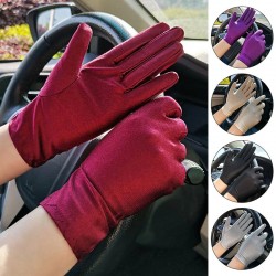 Spandex gloves - elastic - uv proof - short gloves - womenHandschoenen