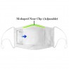 Gezichts- / mondmasker met luchtventiel - met actieve kool PM2.5 filters - wasbaarMondmaskers