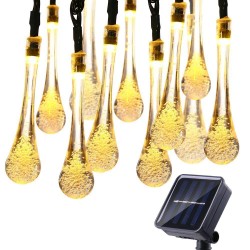 4m - 6m - LED lichtsnoer - solar druppelbollen - waterdicht - Kerst- / tuindecoratiePodium- en evenementenverlichting