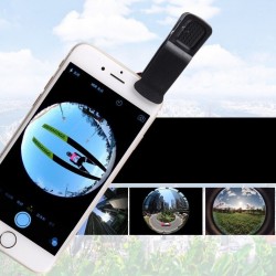 3 in 1 - fisheye - groothoek - macro - cameralens met clip voor iPhone / SamsungLenzen