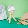 Displaystandaard voor honkbal / golf tennisbal - houten houderBaseball