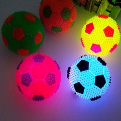 6.5cm - Soccer ball - Led - Glowing Football - KidsBallen