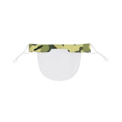 Bouclier de bouche transparent - masque demi plastique - lecture lip