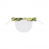 Bouclier de bouche transparent - masque demi plastique - lecture lip