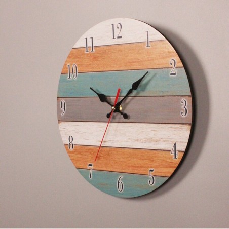 Retro Horloge Murale - Vintage - Artisanat en bois