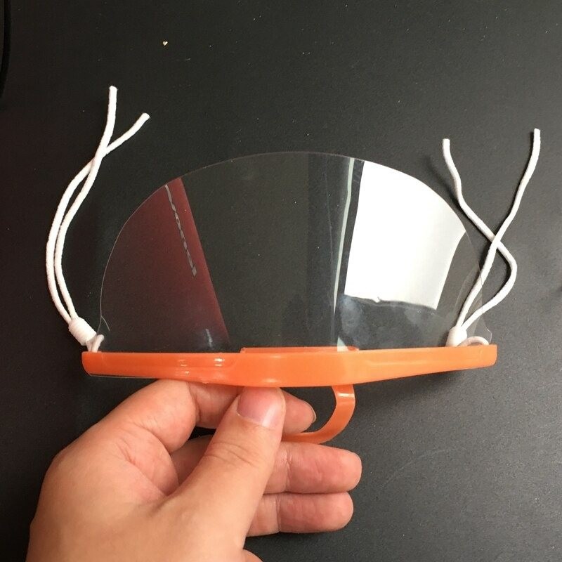 5 stuks - transparant mondmasker - plastic schildMondmaskers