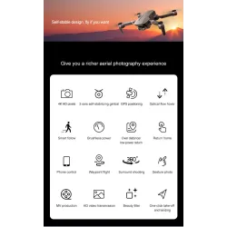 F4 - GPS - 5G - WIFI - 2KM - FPV - 4K - HD Caméra - 2-Axis - Gimbal - Brushless - Foldable