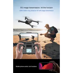 F4 - GPS - 5G - WIFI - 2KM - FPV - 4K - HD Caméra - 2-Axis - Gimbal - Brushless - Foldable