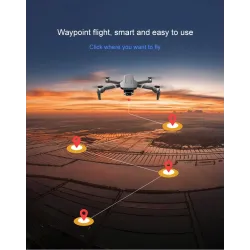 F4 - GPS - 5G - WIFI - 2KM - FPV - 4K - HD Caméra - 2-Axis - Gimbal - Brushless - Foldable