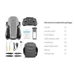 F4 - GPS - 5G - WIFI - 2KM - FPV - 4K - HD Camera - 2-Axis - Gimbal - Brushless - FoldableR/C drone