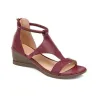 Sandales d'été - Mid Heels - Vintage - Black - Brown - Grey - Red