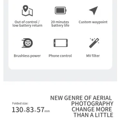 ZLRC SG108 - 5G - WIFI - FPV - GPS - 4K HD Camera - Optical Flow Positioning - Brushless - Foldable - OrangeR/C drone