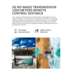 ZLRC SG108 - 5G - WIFI - FPV - GPS - 4K HD Camera - Optical Flow Positioning - Brushless - Foldable - OrangeR/C drone