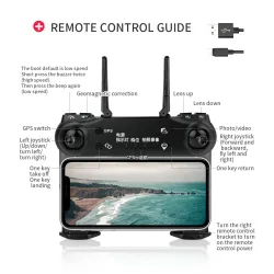 ZLRC SG108 - 5G - WIFI - FPV - GPS - 4K HD Camera - Optical Flow Positioning - Brushless - Foldable - OrangeR/C drone