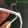 5 pièces - masque de bouche transparent - bouclier plastique