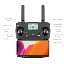 JJRC X17 - GPS - 5G - 6K ESC - HD Camera - 2-Axis Gimbal - Optical Flow Positioning - Brushless - FoldableR/C drone