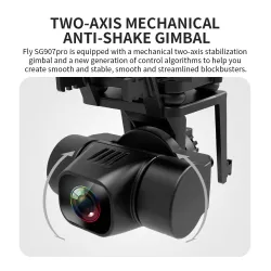 ZLRC SG907 Pro - 5G - WIFI - FPV - GPS - 4K HD Dual Camera - Two-axis Gimbal - Optical Flow Positioning - FoldableR/C drone