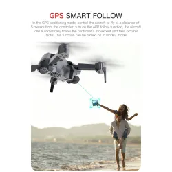 ZLRC SG907 Pro - 5G - WIFI - FPV - GPS - 4K HD Dual Camera - Two-axis Gimbal - Optical Flow Positioning - FoldableR/C drone