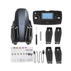 ZLRC SG907 Pro - 5G - WIFI - FPV - GPS - 4K HD Dual Camera - Two-axis Gimbal - Optical Flow Positioning - FoldableR/C drone
