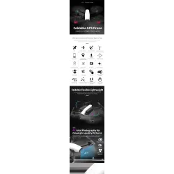 G05 - 5G - WIFI - 4K HD Camera - GPS - 20mins Flight Time - FoldableR/C drone