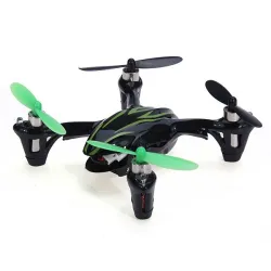Hubsan X4 H107C Upgraded - 2.4G - 4CH - 2MP Camera - Black Green - Mode 2 (Left Hand Throttle)R/C Drone