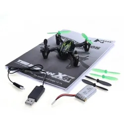 Hubsan X4 H107C Upgraded - 2.4G - 4CH - 2MP Camera - Black Green - Mode 2 (Left Hand Throttle)R/C drone