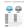 D3 - Colorful Light - Gesture Sensing - Altitude Hold Mode - Intelligent Induction - Flying BallR/C Drone