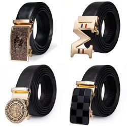 Luxe lederen riem met automatische gespRiemen