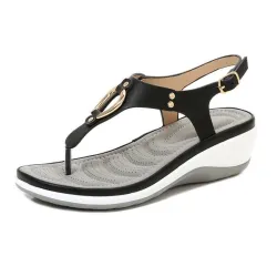Modieuze sandalen met metalen decoratie - Boheemse stijlSandalen