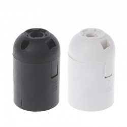 CE approuvé - E27 - Lampe en plastique - Noir - Blanc - 10pcs