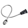 20/30/40/60cm - E27 - Black - Flexible - Extension - Socket - LED Light Bulb - Base HolderHome